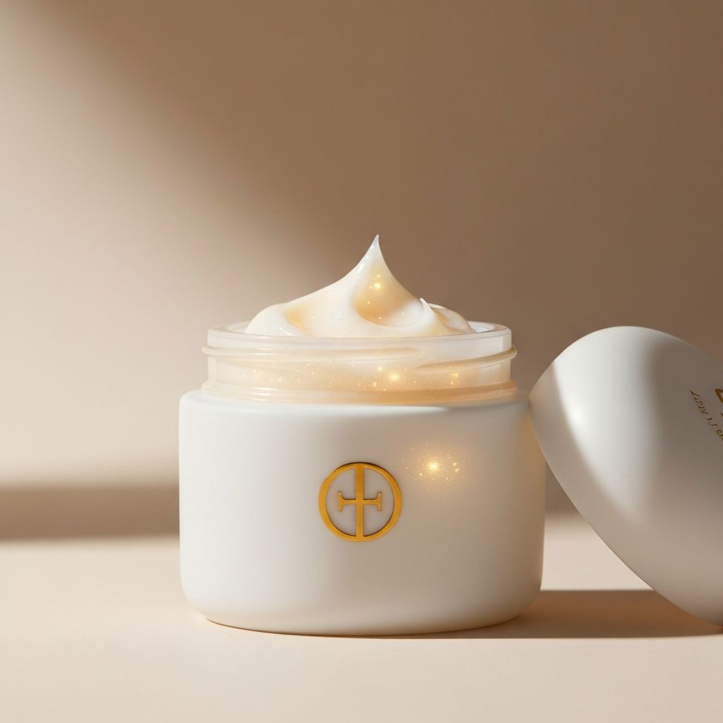 Collagen and hyaluronic acid face cream